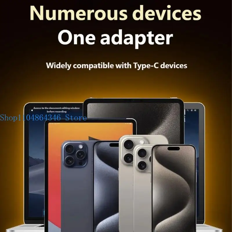 652F Foldable Phone Stand with 240W Fast Charging Adapter Phone Charging Holder Metal Texture for Travel and Office Use
