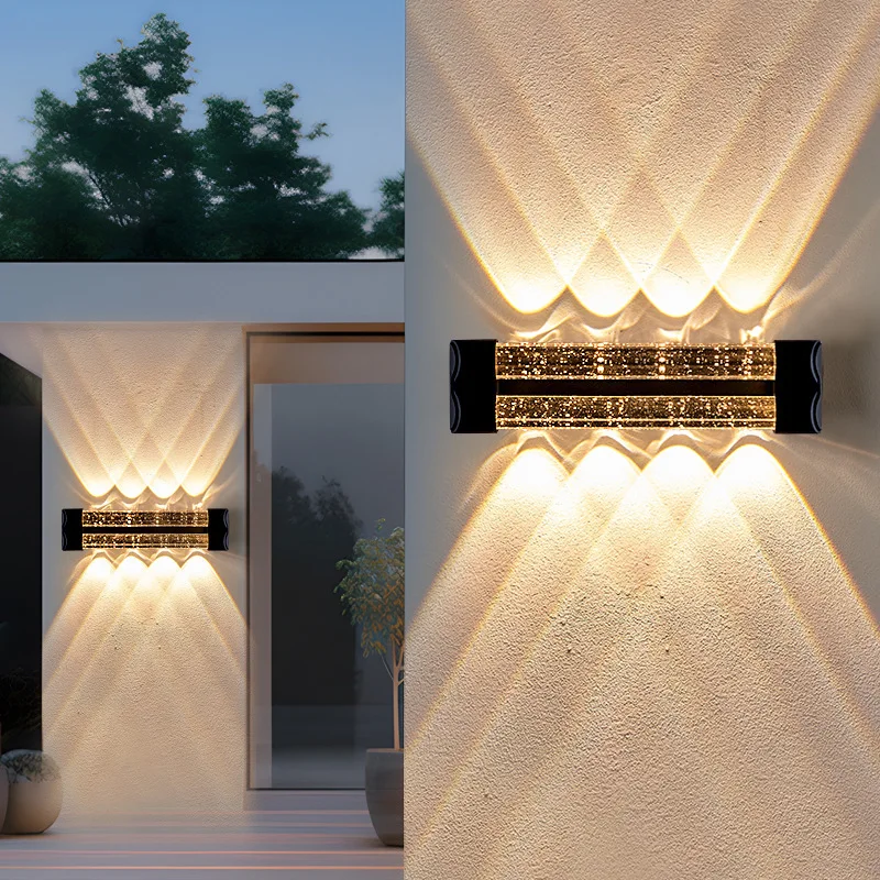 

Алюминиевый светодиодный настенный светильник для улицы, IP65, водонепроницаемый внутренний настенный светильник для украшения дома, крыльцо, садовые фонари, уличное освещение лестницы