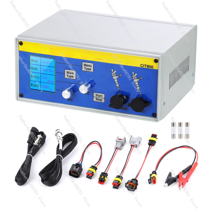 Machine LCD CIT800 Diesel Common Rail Injector Tester Diesel Piezo Injector Tester Electromagnetic Injector Tester