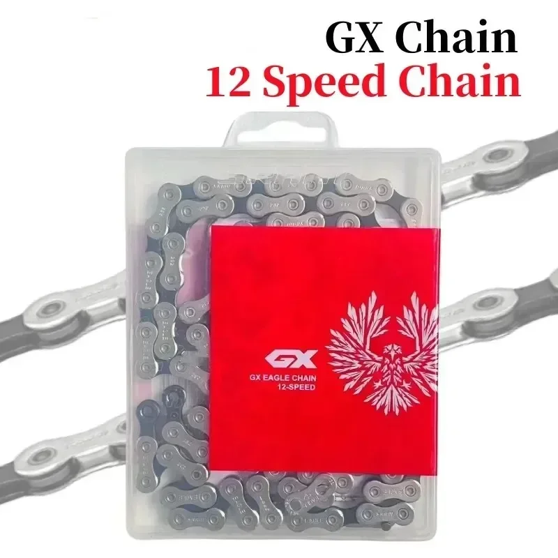 

GX Eagle 12 Speed MTB Road Bike Chain 126L Bicycle Chain Silver Power Lock Link GX Eagle 12V Chain Original Bicicle Parts