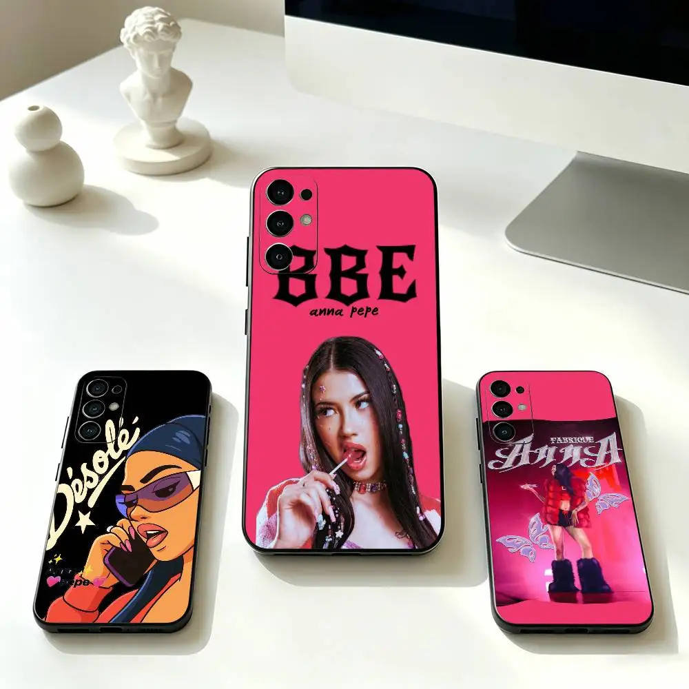 A-ANNA Pepe VERA BADDIE  Phone Case For Samsung S25,S24,S21,S22,S23,S30,Ultra,S20,Plus,Fe,Lite,Note,10,Black Cover