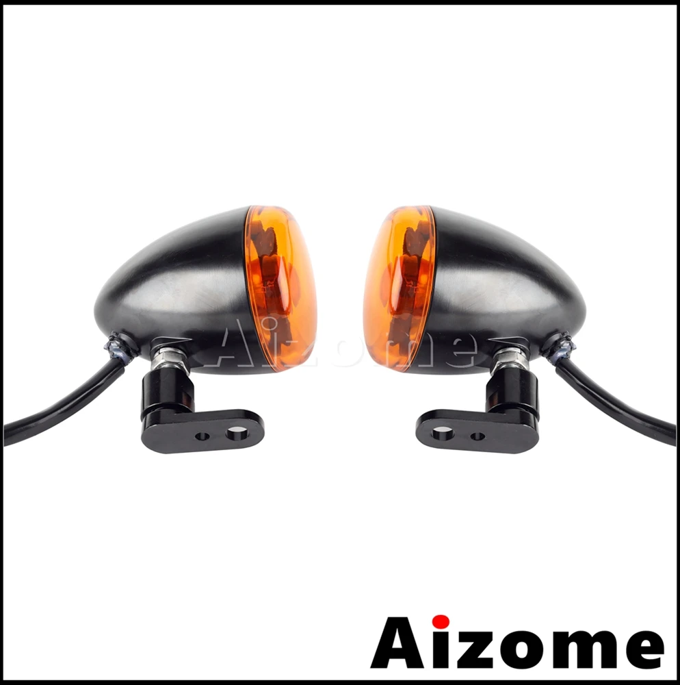 Motorcycle Front Swivel Turn Signal Lights Blinker Indicator Lamp For Harley 1998-2017 Dyna Softail Sporster Super Glide 1988-17