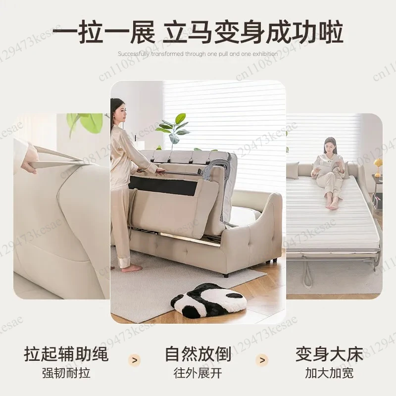Customizable High End Sofa Bed Foldable Dual Purpose Couch Living Room Small Apartment Furniture