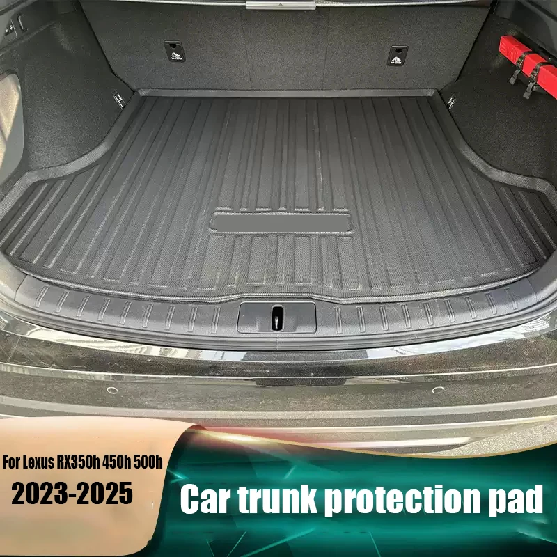 For Lexus RX350h 450h 500h 2023 2024 2025 Car trunk protection pad made of TPE material dustproof and waterproof