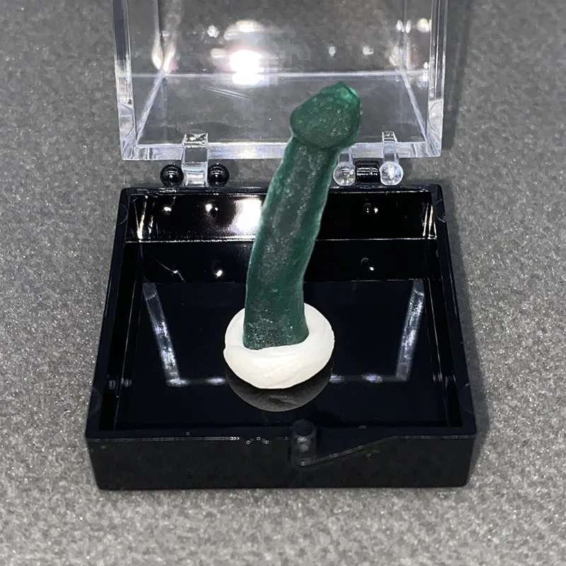 100% natural Columnar  malachite  polished raw stone mineral specimen healing crystal gem collection+Box size:35*35*35mm
