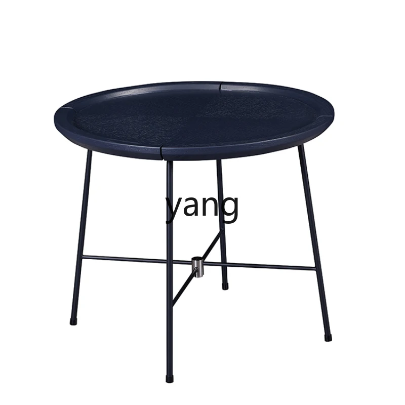 Yjq Sofa Side Table Small Table Simple Household Small round Coffee Table Rental House Renovation Small Furniture