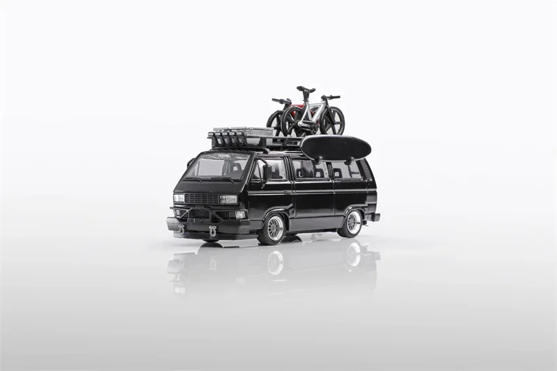 BSC & MORTAL 1:64 T3 BBS nero / GRIGIO MATT Collezione di modelli di auto pressofusi in miniatura