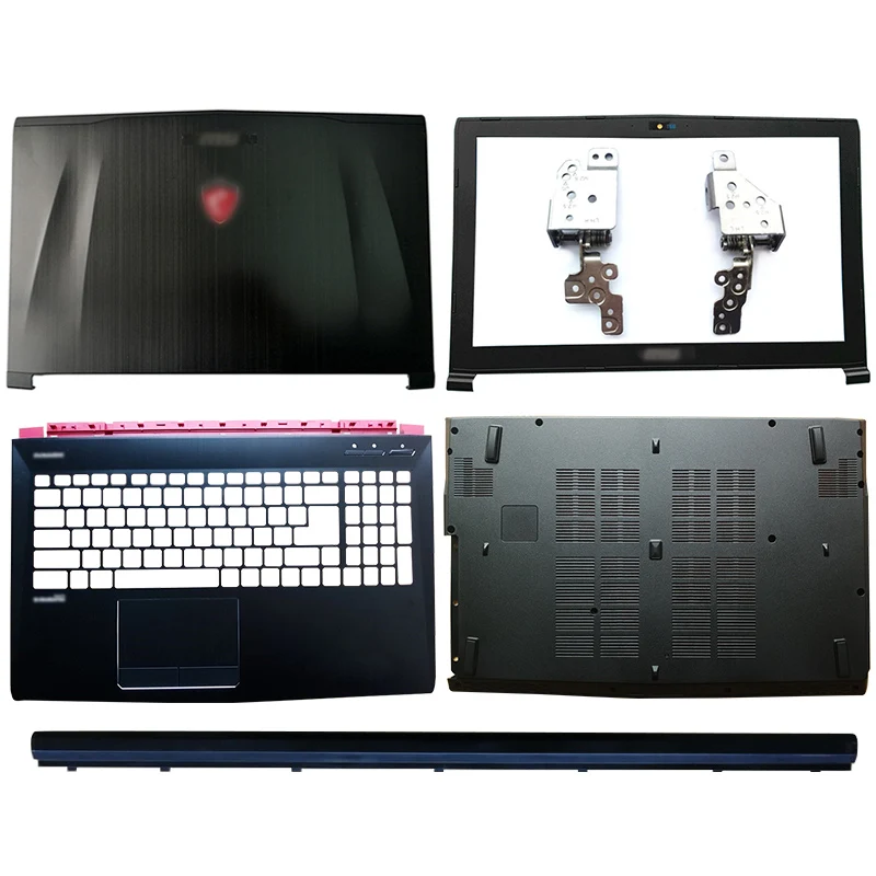 

Laptop LCD Back Cover/Front Bezel/Hinges/Hinges Cover/Palmrest/Bottom Case For MSI GE62 GE62MVR GE62VR MS-16J1 MS-16J2 MS-16J3