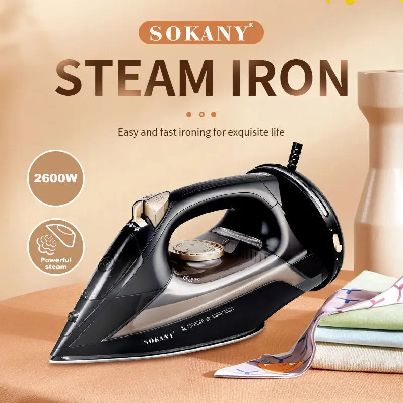 

Fabric Wrinkles Remover Handheld Cordless Steam Iron for Clothes 2600W