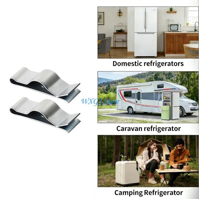 

37JE Pack of 2 Thermistor Fasteners Metal Holding Clips 633734 for Camping Freezer