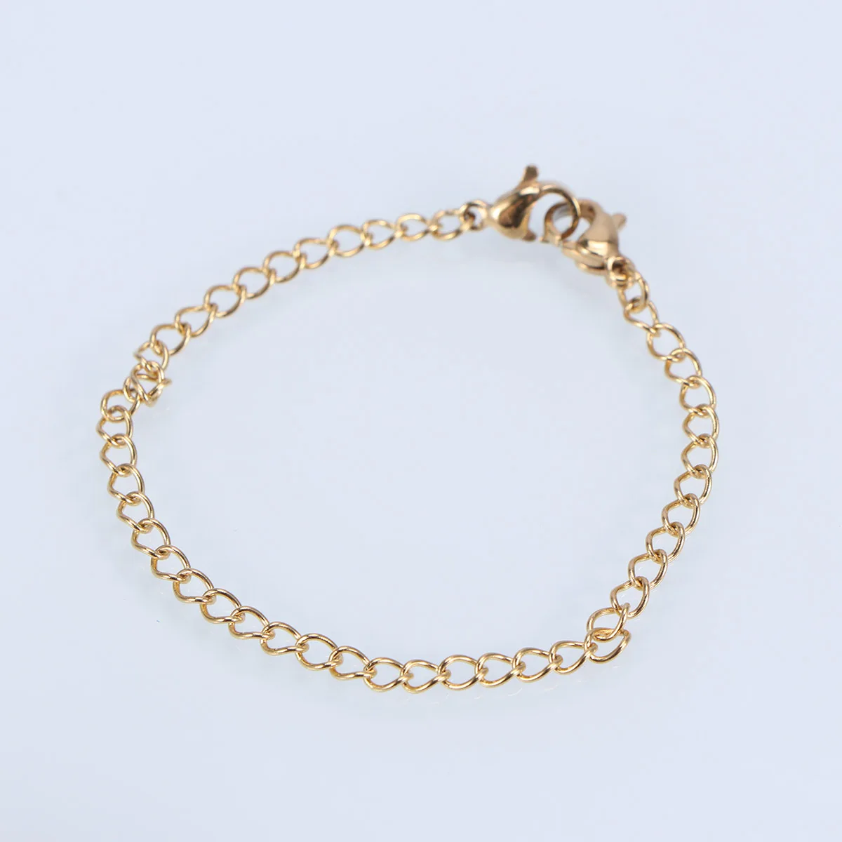 

12Pcs Stainless Steel Lobster Clasp Extender Chain Set 50mm 75mm 100mm 150mm DIY Jewelry Necklace Bracelet Making Silver Golden