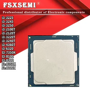 i3-3225 i3-3245 i3-3250 i3-2100T i3-2120T i3-3220T i3-3240T i3-4360T i3-6320 I3-7350K I3-8100 I3-8300 I3-8350K I3-8100T CPU 10 meilleures ventes de la i3 8350k - No 9