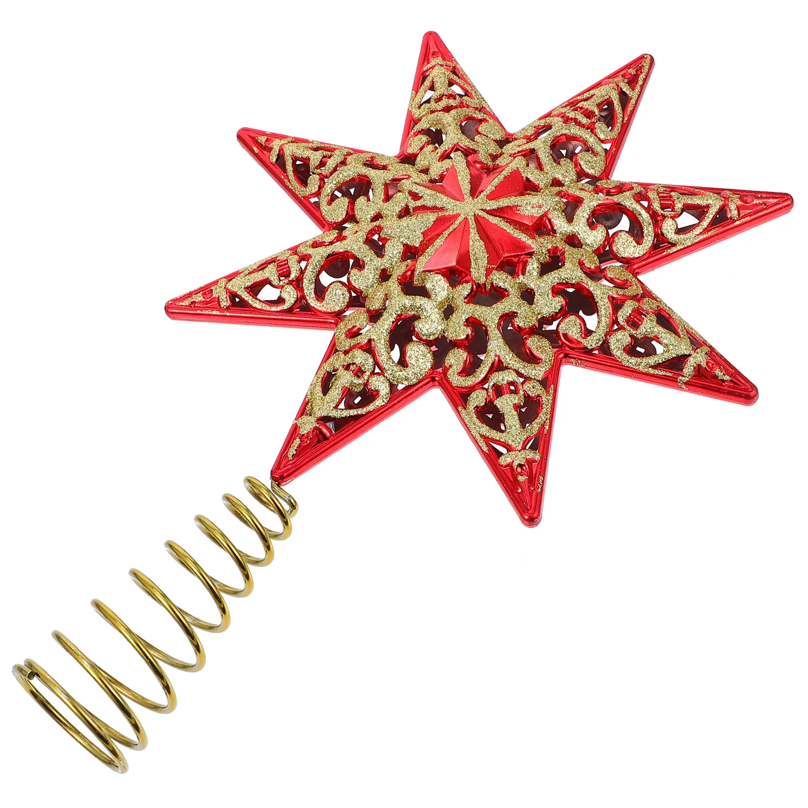 

1pc Christmas Tree Topper Star Creative Xmas Tree Decor For Home Holiday Party Wedding Festival Outdoor Bar Decoration