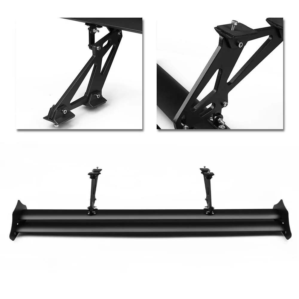 53 \'\'135cm Universal Car GT tylny Spoiler wyścigi skrzydło ze stopu aluminium Doub