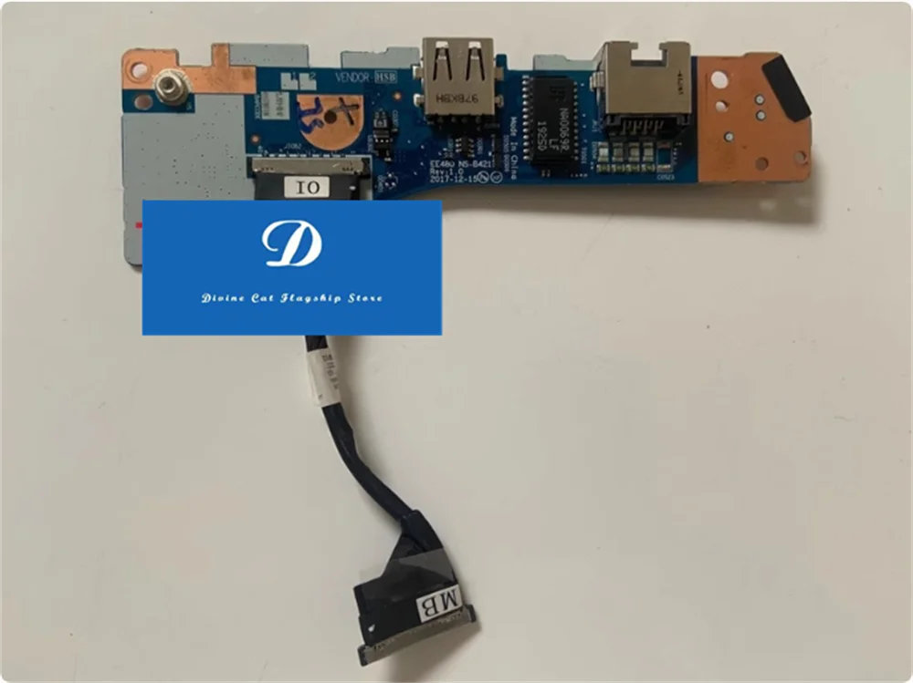 

Для Lenovo Thinkpad E480 E580 R480 R580 NS-B421 коммутатор сетевая карта USB плата W кабель