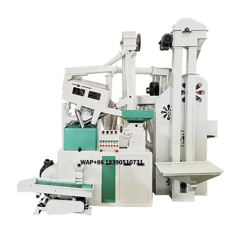 6LN-20/15s 1 Ton Per Hour Mini Paddy Rice Mill Machine Factory Outlet Rice Milling Plant