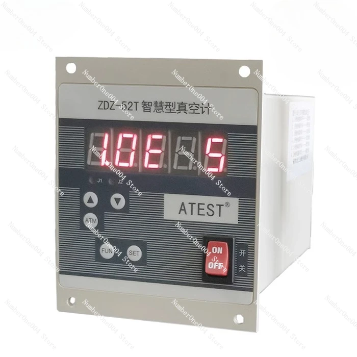 Manómetro de vacío de resistencia inteligente ZDZ-52T, manómetro de vacío, instrumento de vacío bajo de calibración de un solo botón