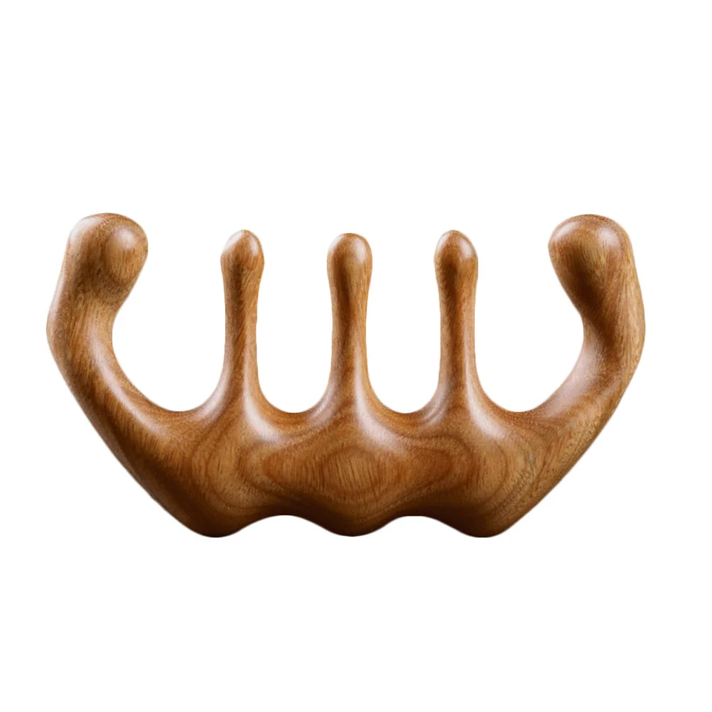 

Wooden Hair Comb Natural Sandalwood Scalp Massage Tool Portable Anti Static Comfortable Hair Care Comb Scalp Massager