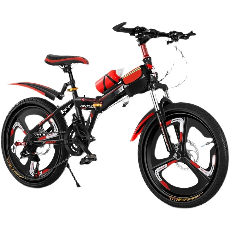 

New Folding Children's Mountain Variable Speed off-Road Vehicle Medium and Large Children's Men's and Women's Shock-Absorbing