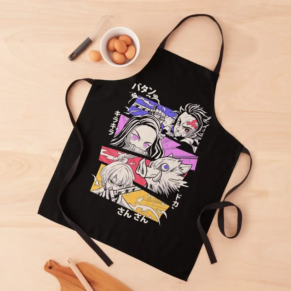 Demon Hunter Apron Household Items Art Apron