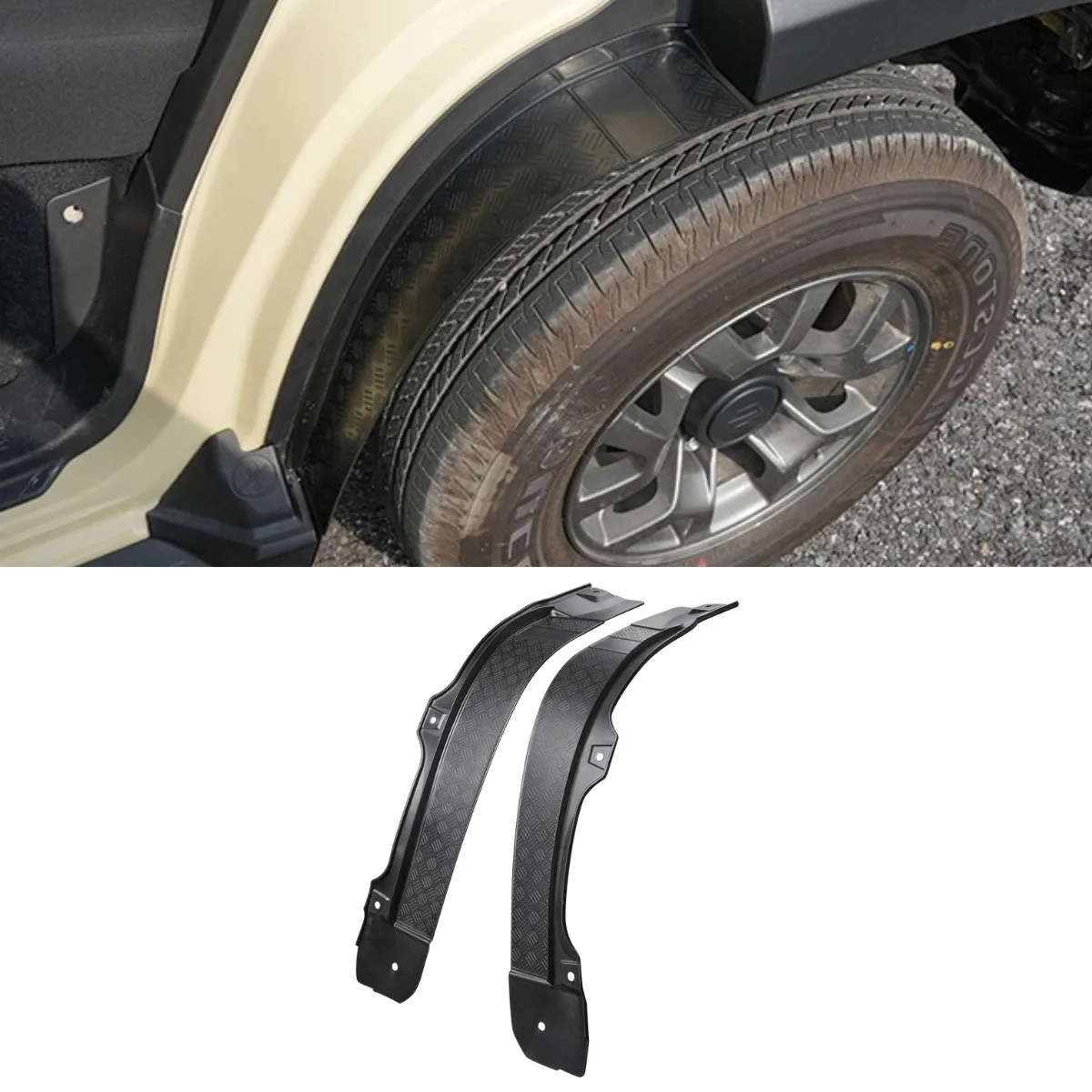 

For Suzuki Jimny JC74 2023-2025 Car Quarter Panel Splash Guards Fender Mud Flaps Car Defender Mud Guard Car Accessories