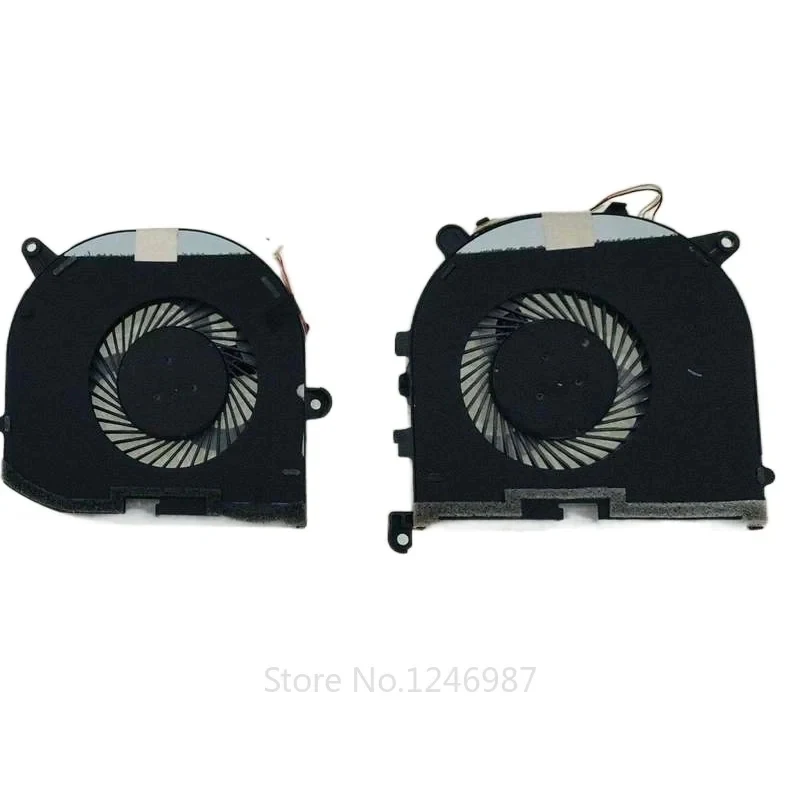 New Laptop CPU GPU Cooler Fan for Dell Precision 5530 M5530 XPS 15 9570 0MV340 XPS15 7590 008YY9 0TK9J1 08YY9 TK9J1 Cooling Pads