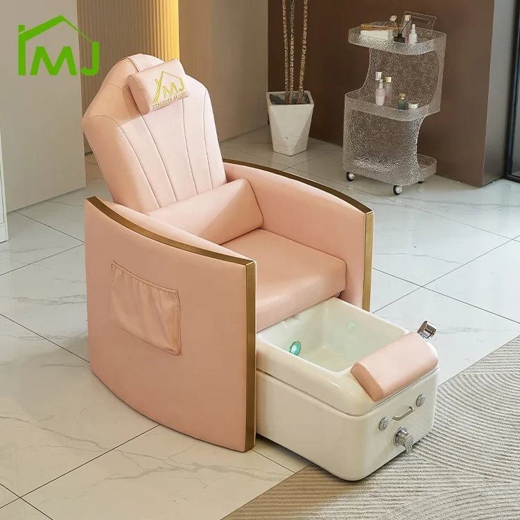 

Nail Salon Multifunction Pedicure Chairs Foot Spa Massage with Pump Drain