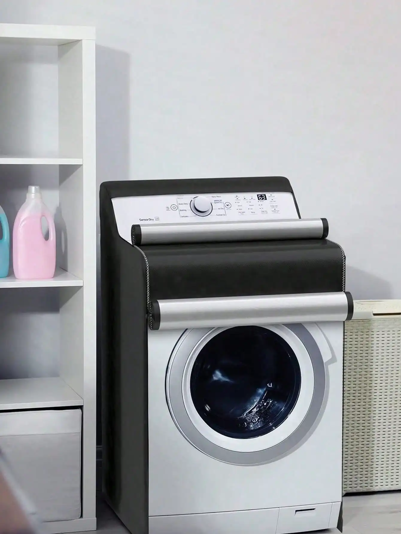 Front-loading Washing Machine and Dryer Waterproofsunproof and Dustproof Protective Cover Fits Most Top-loading Washing Machines