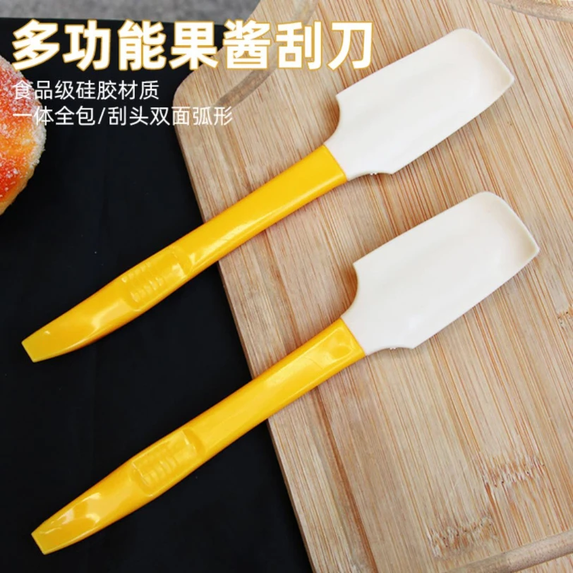 

Silicone butter scraper heat-resistant elbow stirring rod can opener multifunctional baking butter and jam scraper