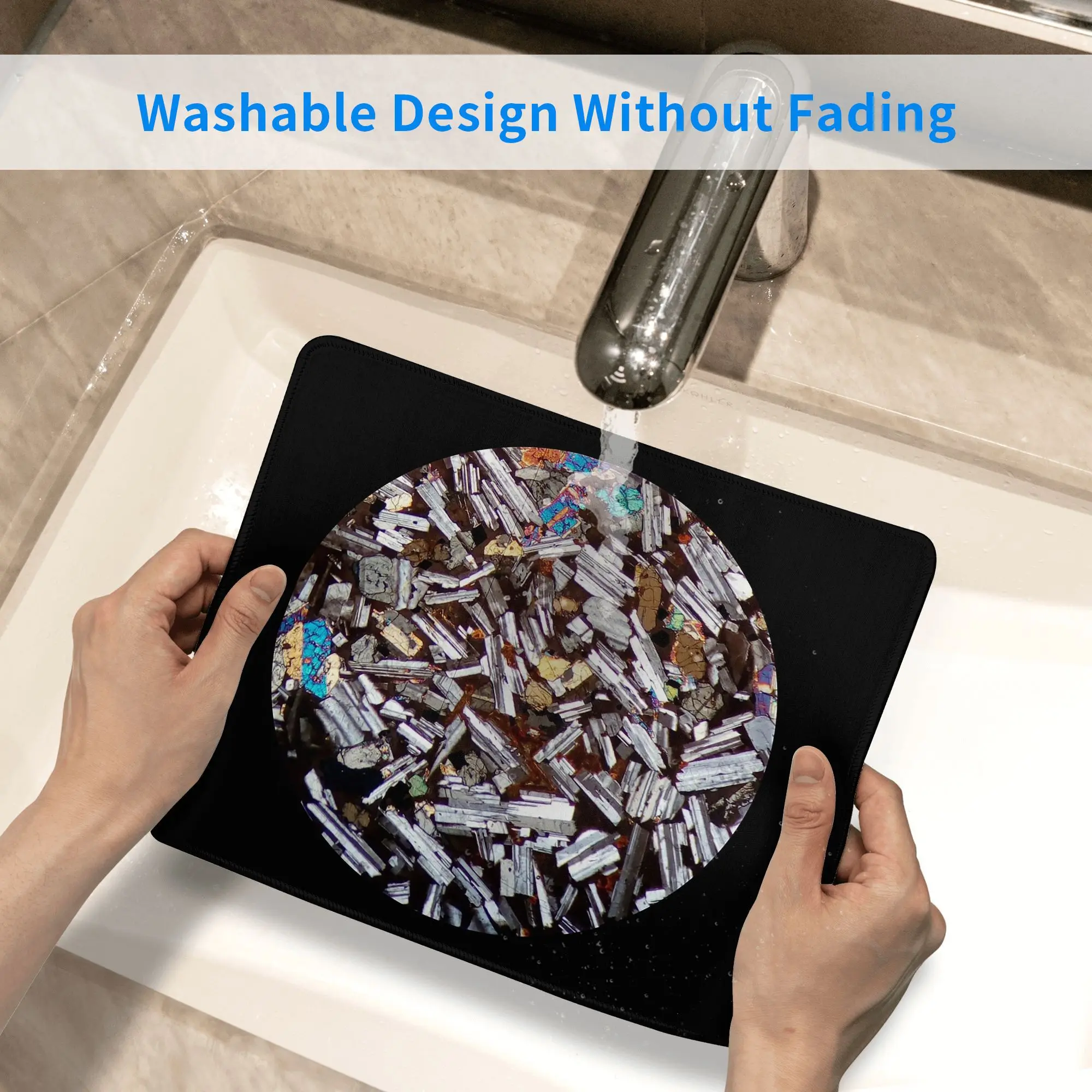 Alfombrilla de ratón de sección delgada geológica, alfombrilla para teclado de ordenador, alfombrilla para ratón, Gamer, PC, portátil, escritorio, accesorios de oficina, alfombrillas para mesa