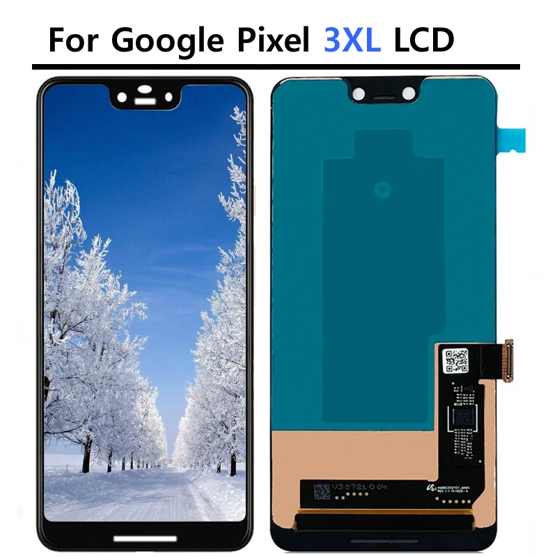 Tested LCD Screen For Google Pixel 3XL LCD Display Touch Screen Digitizer Assembly With Frame 3XL LCD Repair Parts