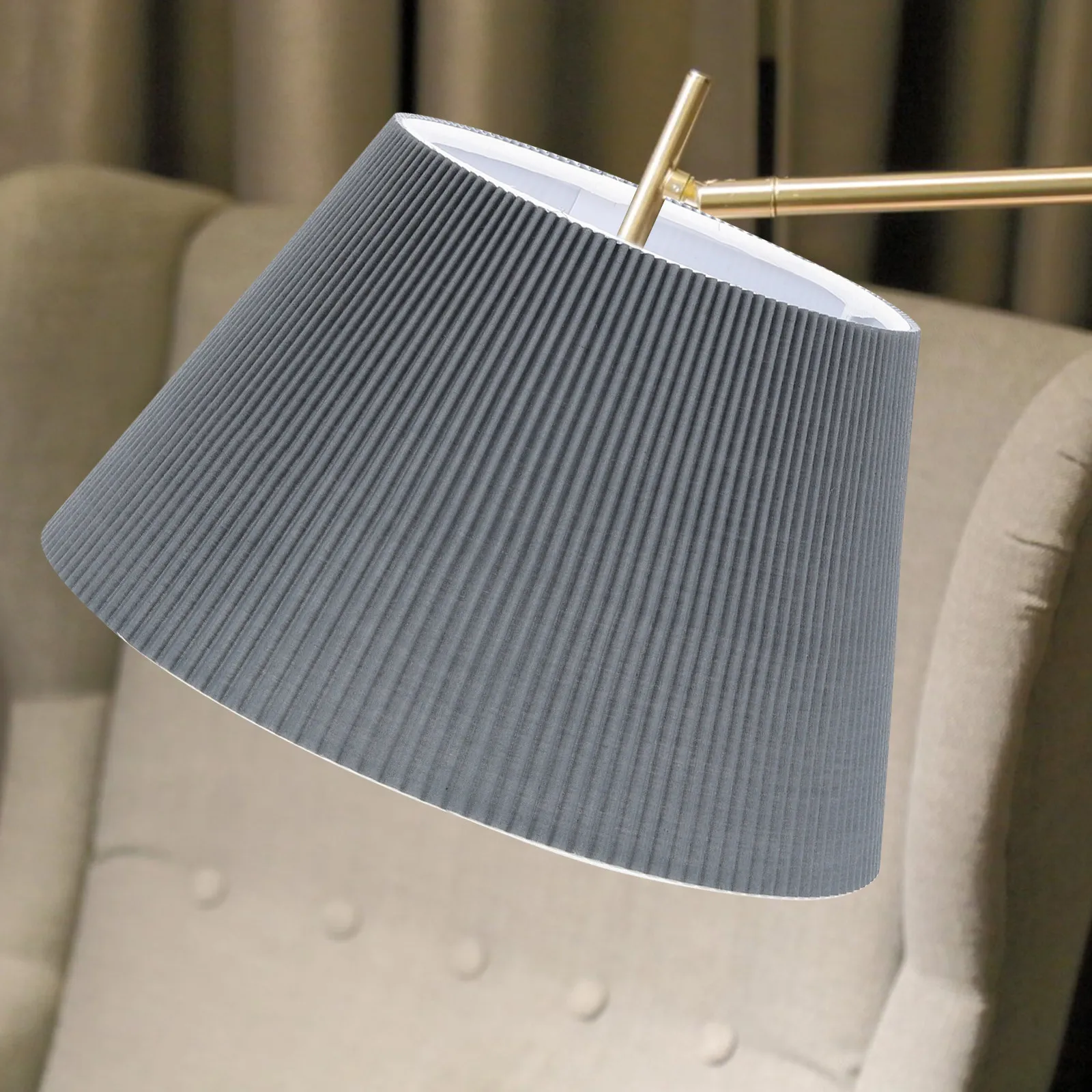 

Pleated Fabric Lamp Shade Pendant Light Cover Wall Home Decor Soft Light Easy Install Lamp Shade Decorative Lampshade