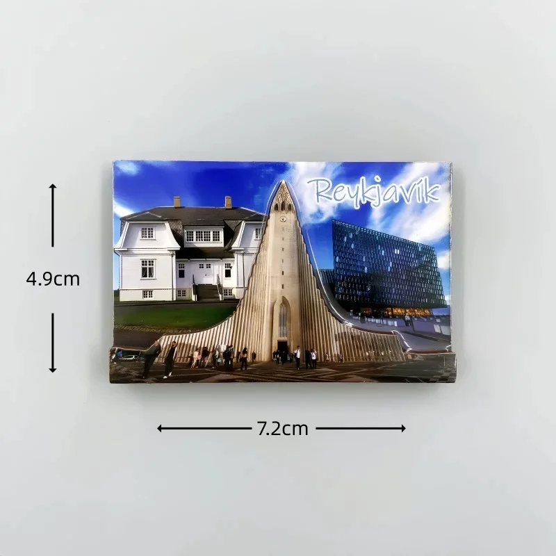 Icelandic Style Cultural Refrigerator Magnet Travel Souvenir Fridge Magnet Decorative Fridge Magnet