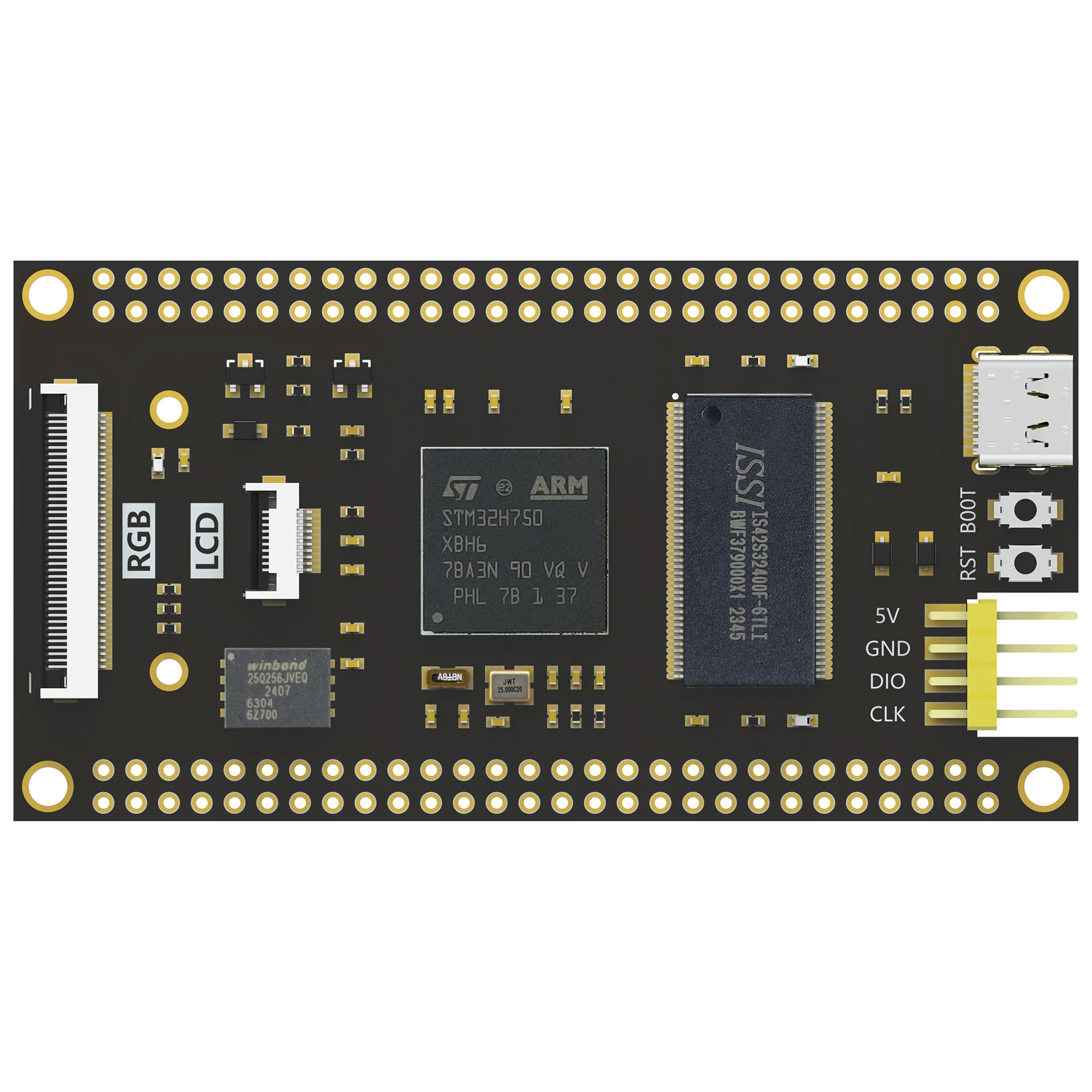 STM32H750XBH6 development board core board visual acquisition replacement 743 compatible with openMV