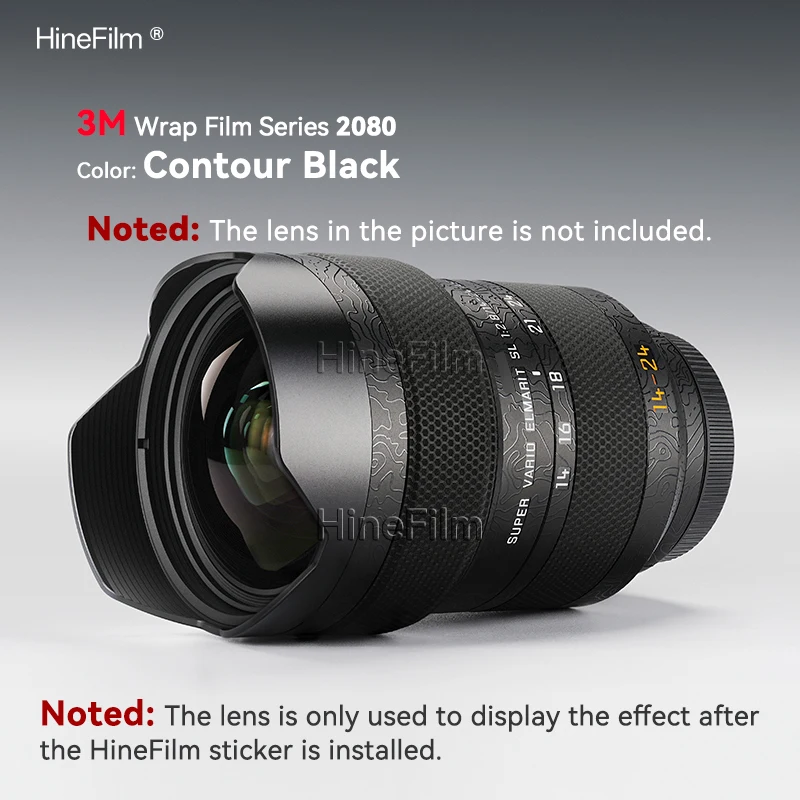 라이카 SL 14-24 F2.8 ASPH 렌즈 스티커 용 Hinefilm 스킨 라이카 14-24F2.8 보호 데칼 스킨 용 14 24 랩 커버