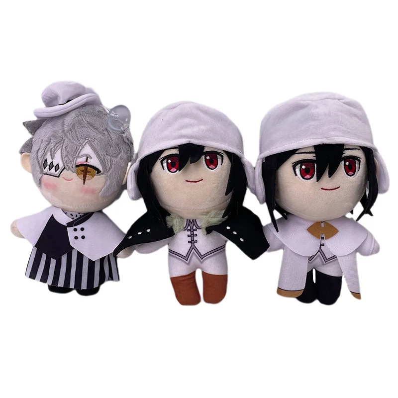 Nieuwe Anime Bungou Zwerfhonden Pluche Pop Speelgoed Osamu Dazai Nakahara Chuya Leuke Soft Gevulde Kussen Kids Gift 22 cm