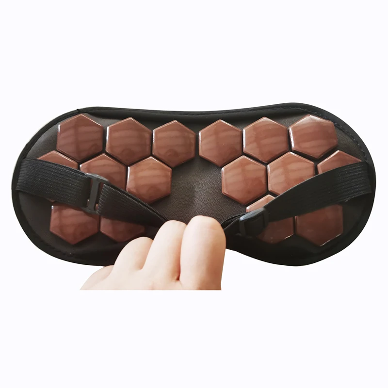 20W Natural Jade USB Heating Forehead Eye Mask to Relieve Eye Fatigue Multi-Functional Shading Magnetic Therapy Sleep Mask