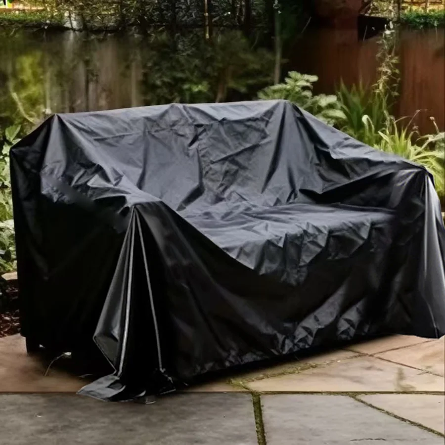 Waterproof Sofa Thin Cover PVC Plastic Rainproof Easy To Store Reusable Easy Clean Not Easy To Break Oil Resistant Stain Sturdy