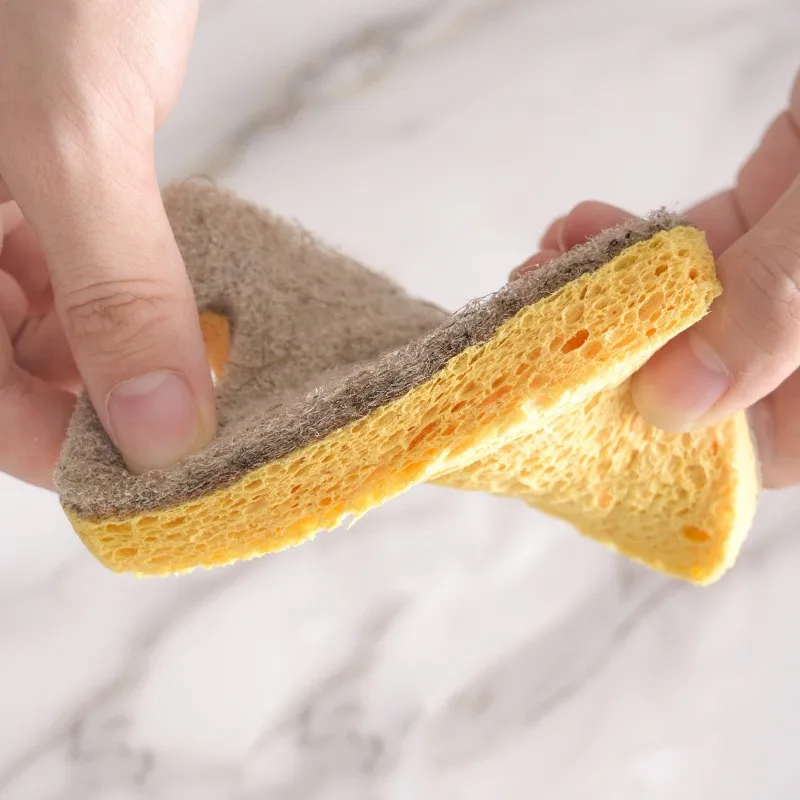 Scouring pad household dish wash microfiber sponge daily necessities Natural Coconut Wood Pulp Cotton dish washing