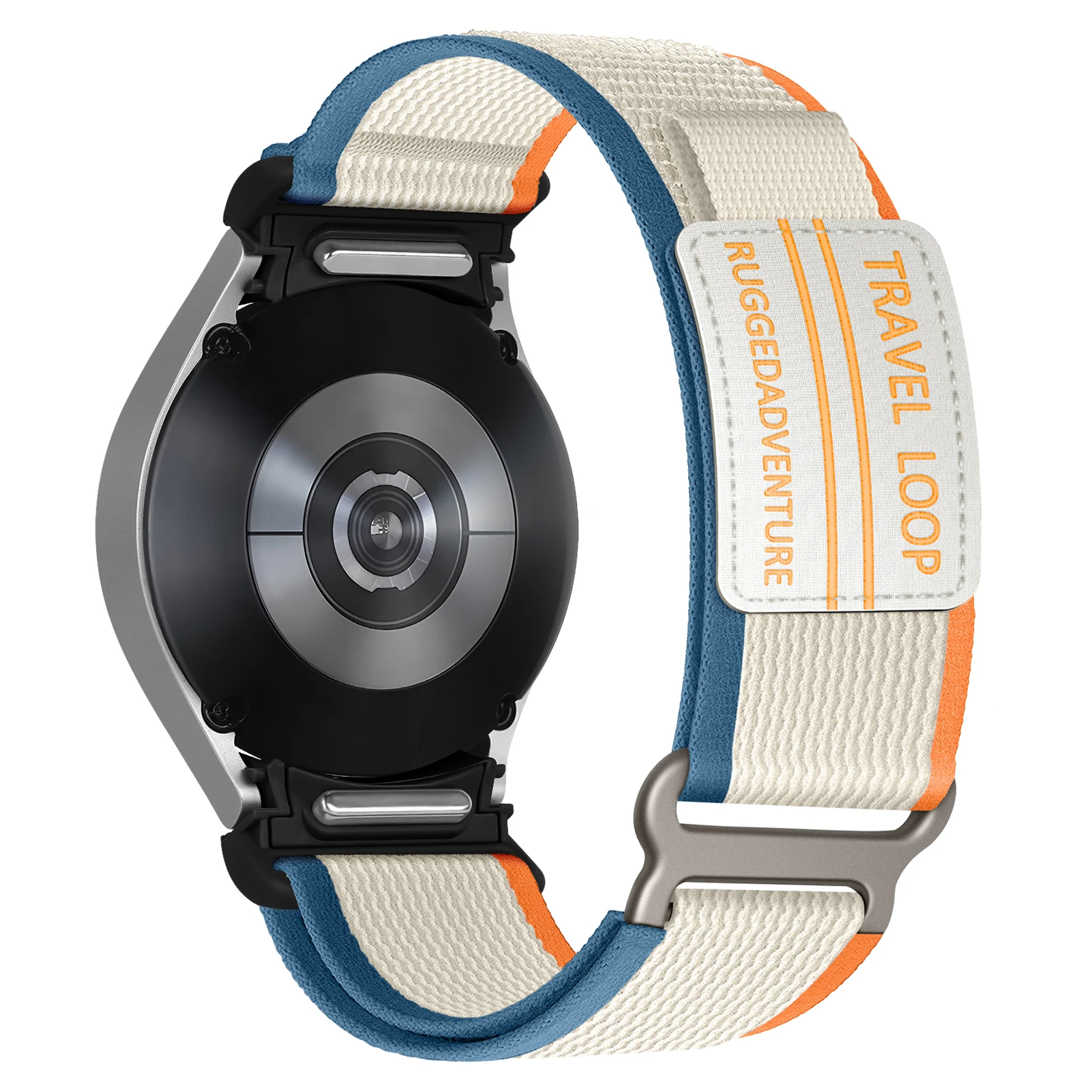 Band for Samsung Galaxy watch 7/6/5/4 classic 5 Pro 45mm 44mm 40mm 47mm 43mm No Gaps Nylon bracelet correa Galaxy watch 7 Strap