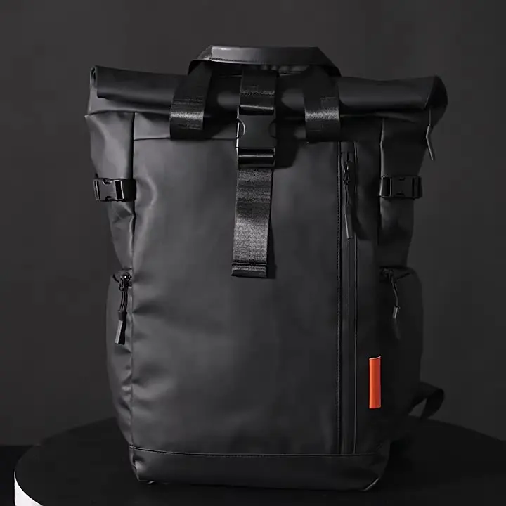 calvin klein backpack black leather Organizational Backpack, Black/Silver, One Size Trika - Black Friday Since 1968 oxford Model:TMGFC96HFT