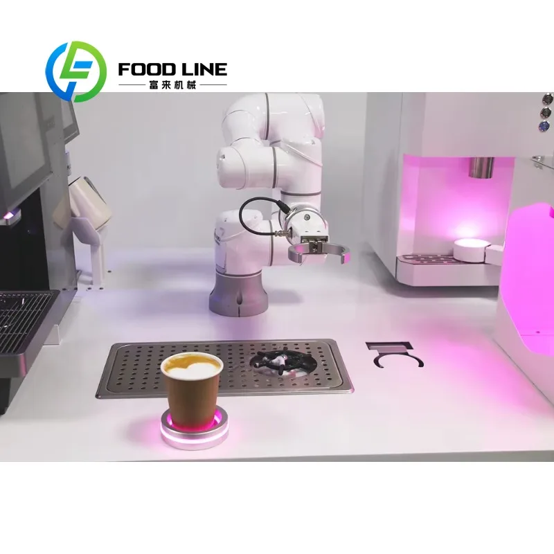 Op maat gemaakte Latte Art koffiebar automaat, rechtstreeks uit de fabriek, gemaakt in China voor commerciële catering