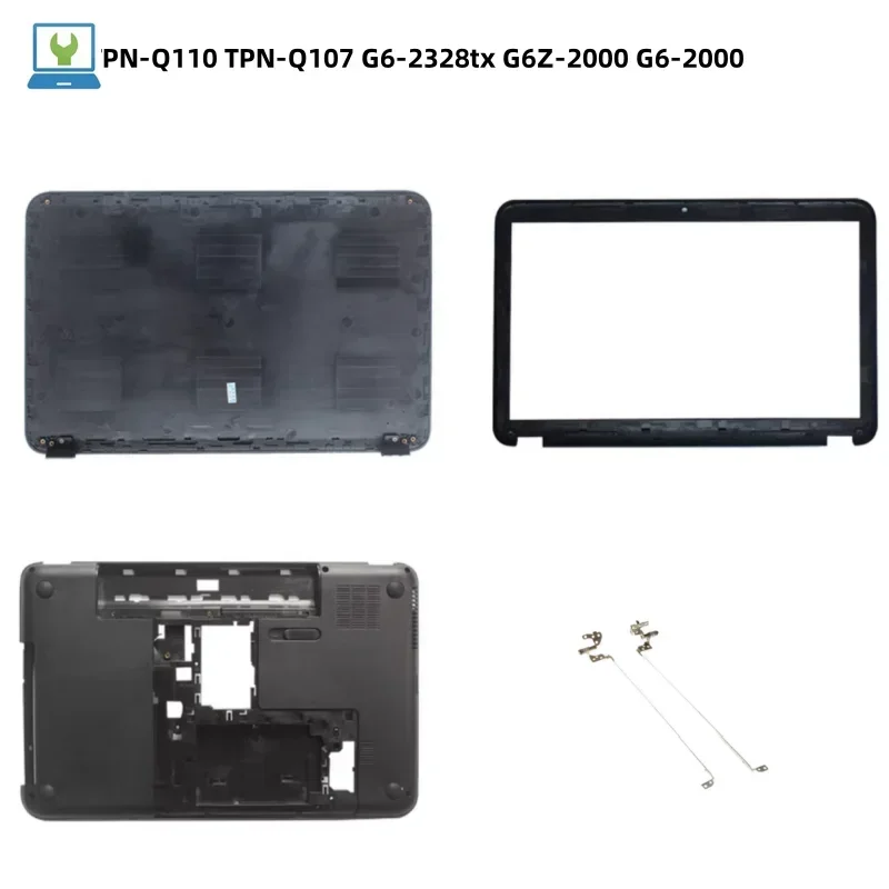 New LCD Back Cover Case Bezel Front Frame Top Case Palmrest Upper For Pavilion TPN-Q110 TPN-Q107 G6-2328tx G6Z-2000 G6-2000