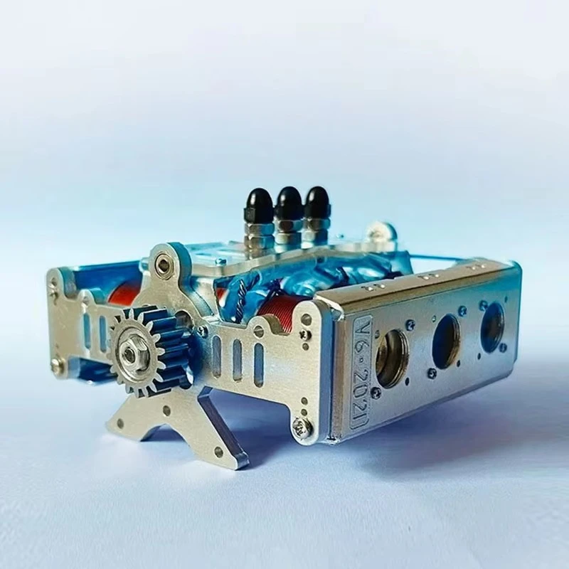 المحرك (مزدوج/أربعة/ستة أسطوانات متعارضة أفقيا نموذج محرك تيار مستمر الجمعية والضغط لعبة محرك المكبس المغناطيسي القوي