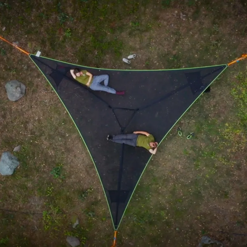 

Portable Triangle Hammock Garden Furniture Set Tent Hammock Equipment Network Outdoor Camping Camping Hammock