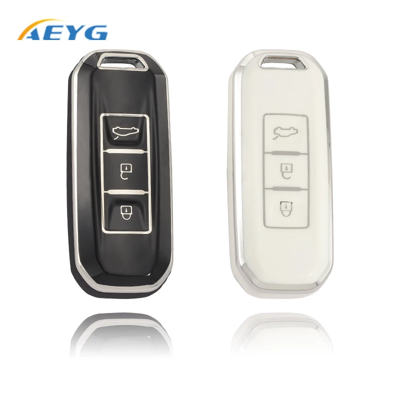 

TPU Car Remote Key Cover Case Shell Fob For Baojun 510 730 360 560 RS-5 530 630 For Wuling Hongguang S Key Protector Accessories