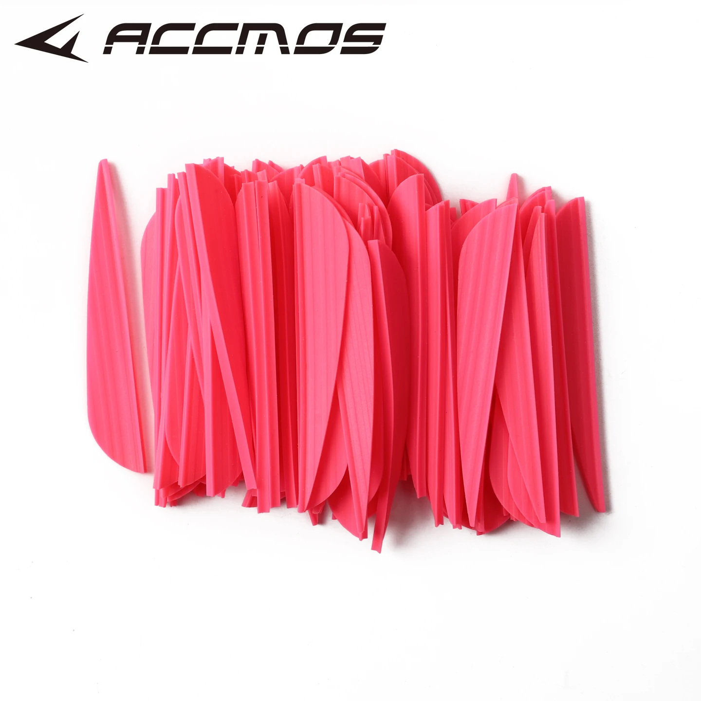 

50pcs Rubber Archery Arrow Vanes with Air Groove 3 Inch Hunting Shooting Replacement Fletching Arrow Accessories