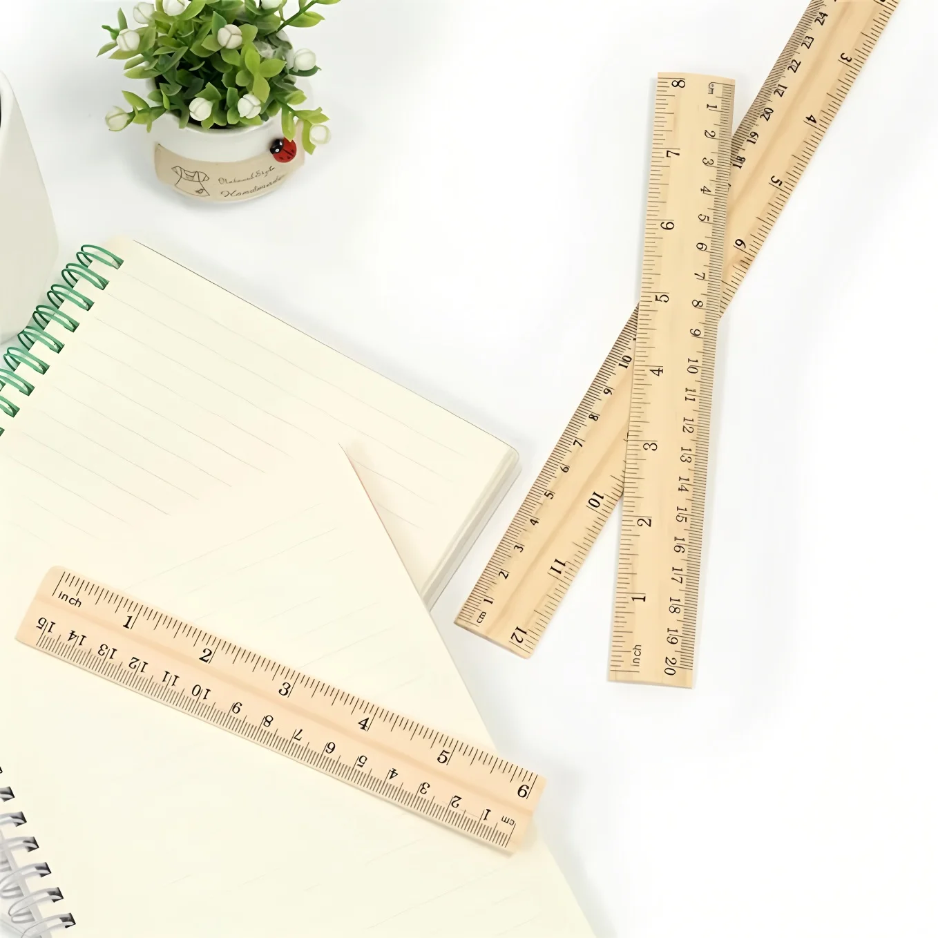 

Wooden Ruler 6/8/12 Inch Wood Rulers School Office Ruler Accuracy Measuring Drafting Ruler,Small Wooden Ruler 6 Inch