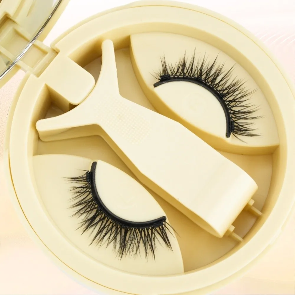 

with Magnets Magnetic False Eyelashes Light Weight Reuable Fake Eyelashes with Applicator 5-12MM Eye Makeup 3D Lashes Extension