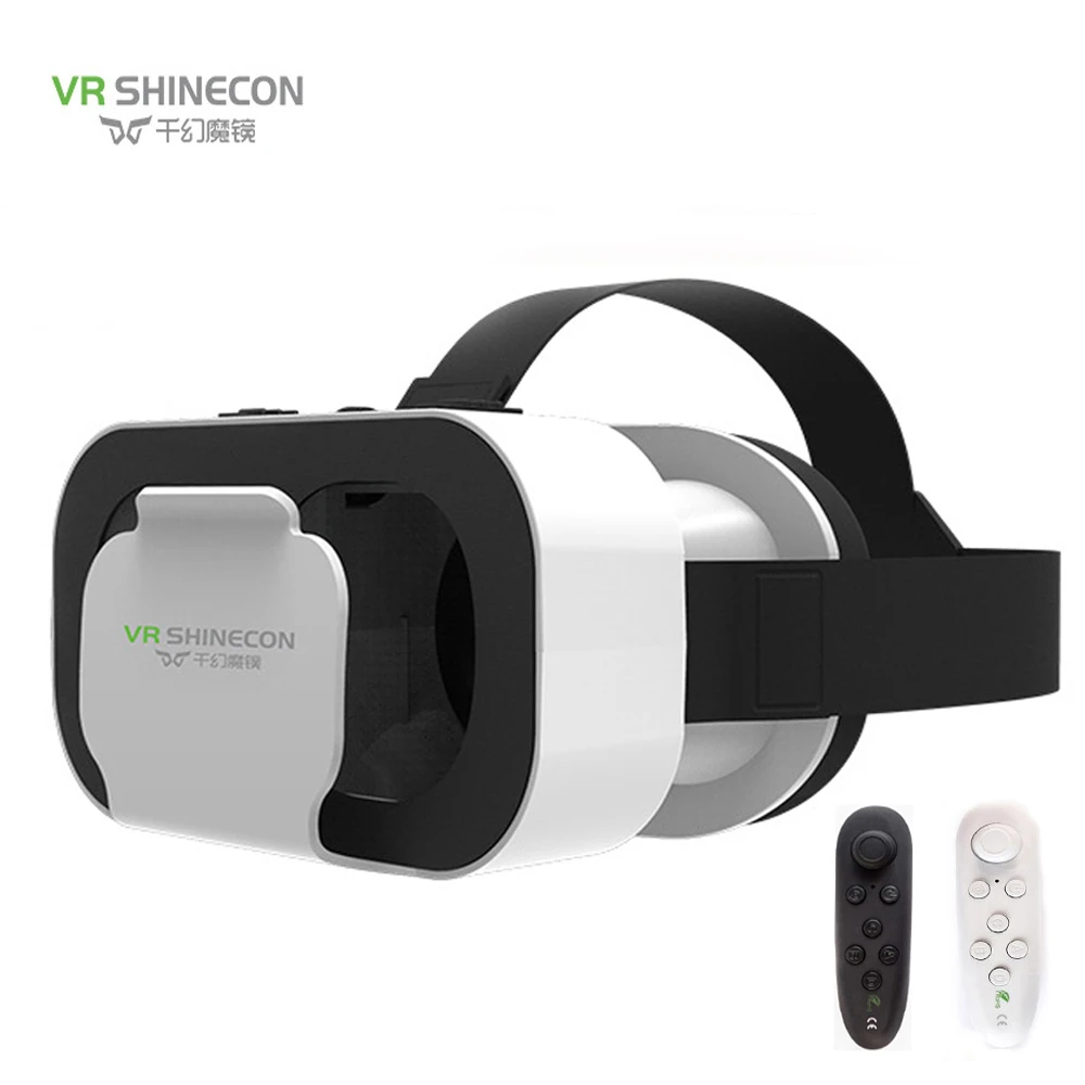 VR SHINECON BOX 5 Mini VR Glasses 3D Glasses Virtual Reality Glasses VR Headset For Google cardboard Smartp